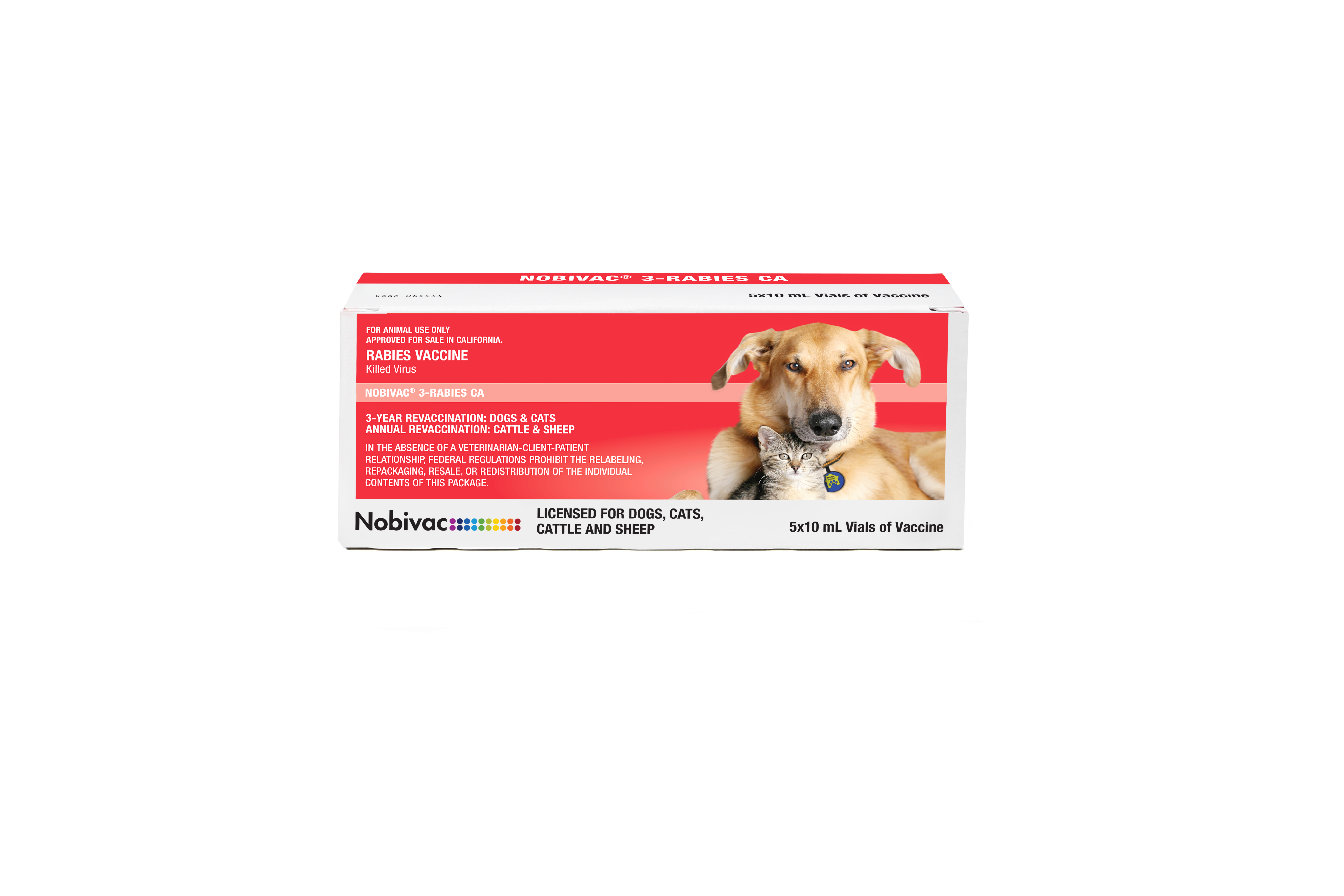 NOBIVAC® 3-Rabies CA | Merck Animal Health USA