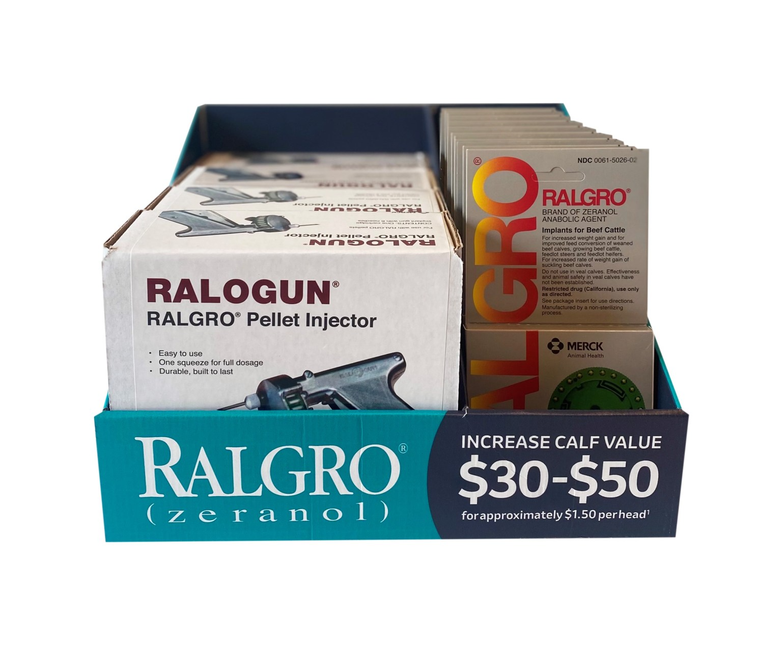 RALGRO&reg; Shelf Display