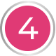 Number 4 inside a hot pink circle