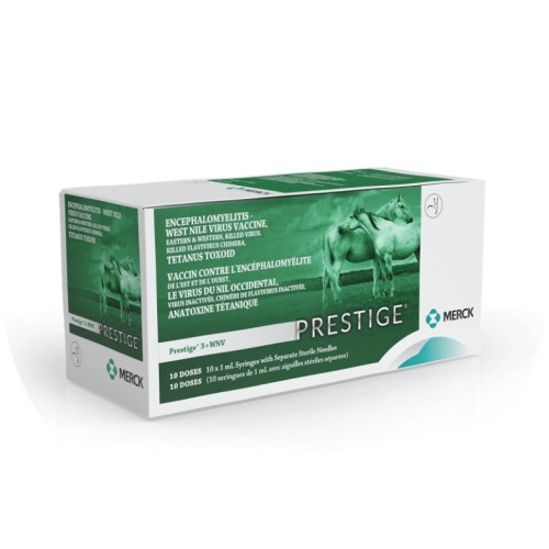 PRESTIGE® 3 WNV vaccine product box