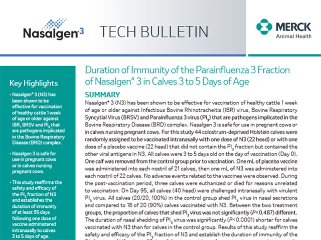 Nasalgen Tech Bulletin