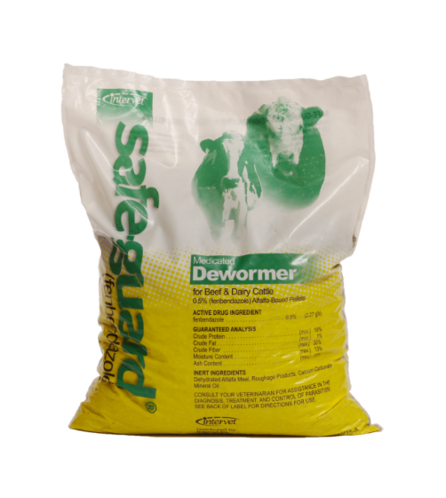 SAFE-GUARD 0.5% alfalfa-based pellets for cattle