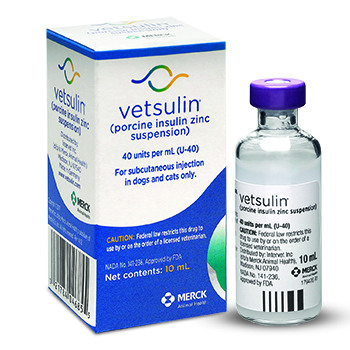 Vetsulin box and vial