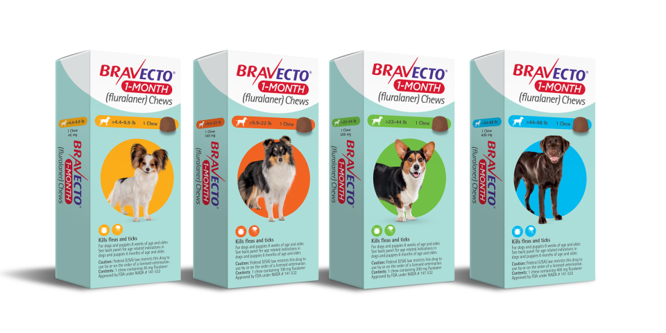 BRAVECTO® 1-MONTH Chews for Dogs and Puppies