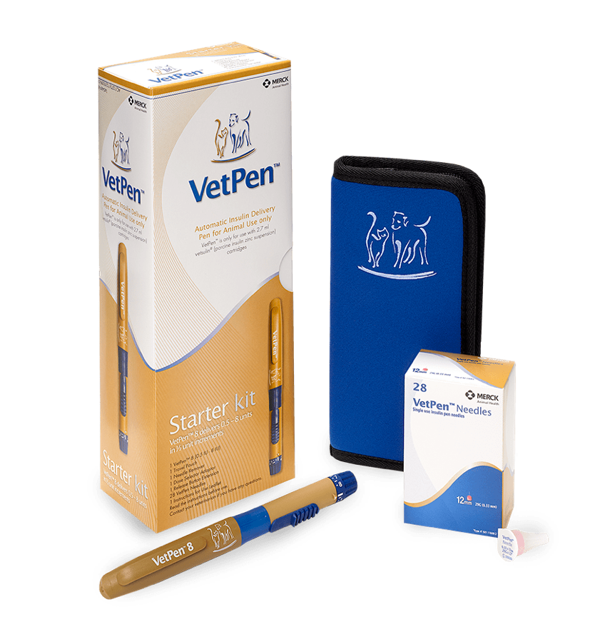 Vetsulin VetPen vial and packaging