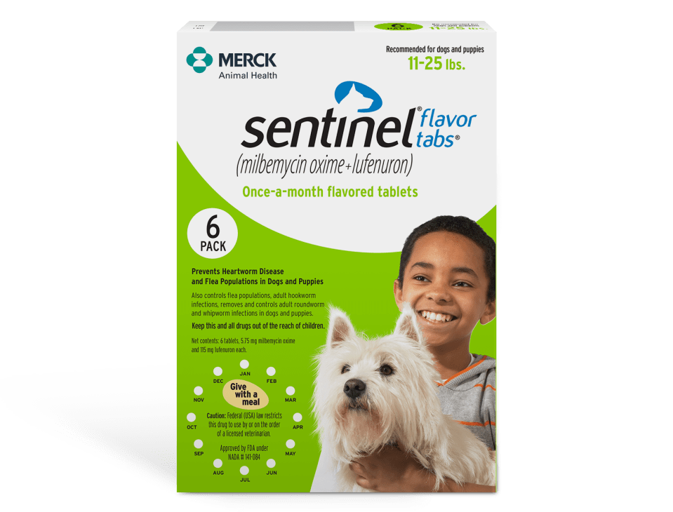 Sentinal Flavor Tabs 6 pack