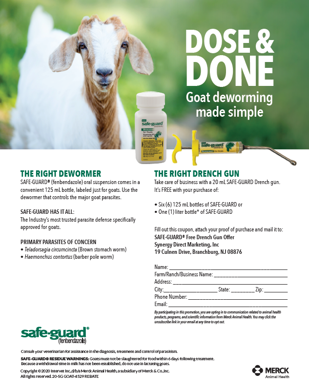 SAFE GUARD Merck Animal Health USA