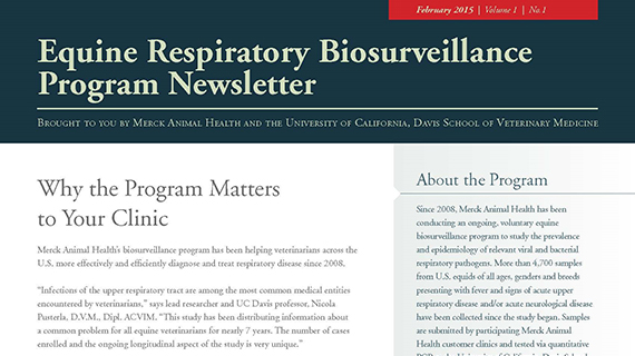 Merck Animal Health Equine Respiratory Update Spring 2015