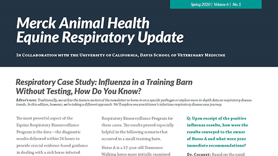 Merck Animal Health Equine Respiratory Update Spring 2020