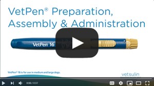 VetPen® video for the preparation, assembly, and administration of the 16 IU