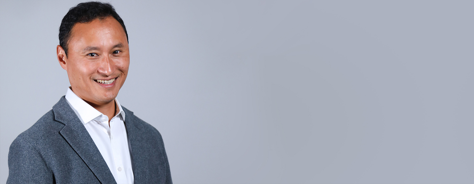 Kim Hutchison on an neutral background