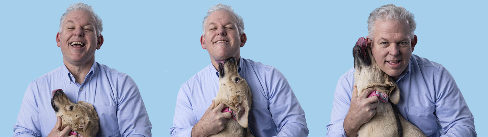 Dr. Keith Rohrer and furry friend