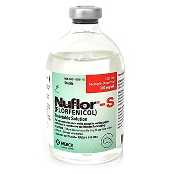 Nuflor-S® 100mL product bottle
