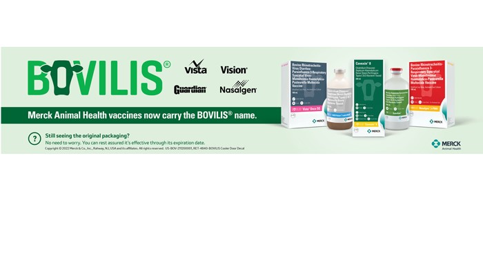 BOVILIS® Relaunch Cooler Side Cling | Merck Animal Health USA BOVILIS® Relaunch Cooler Side Cling | Merck Animal Health USA