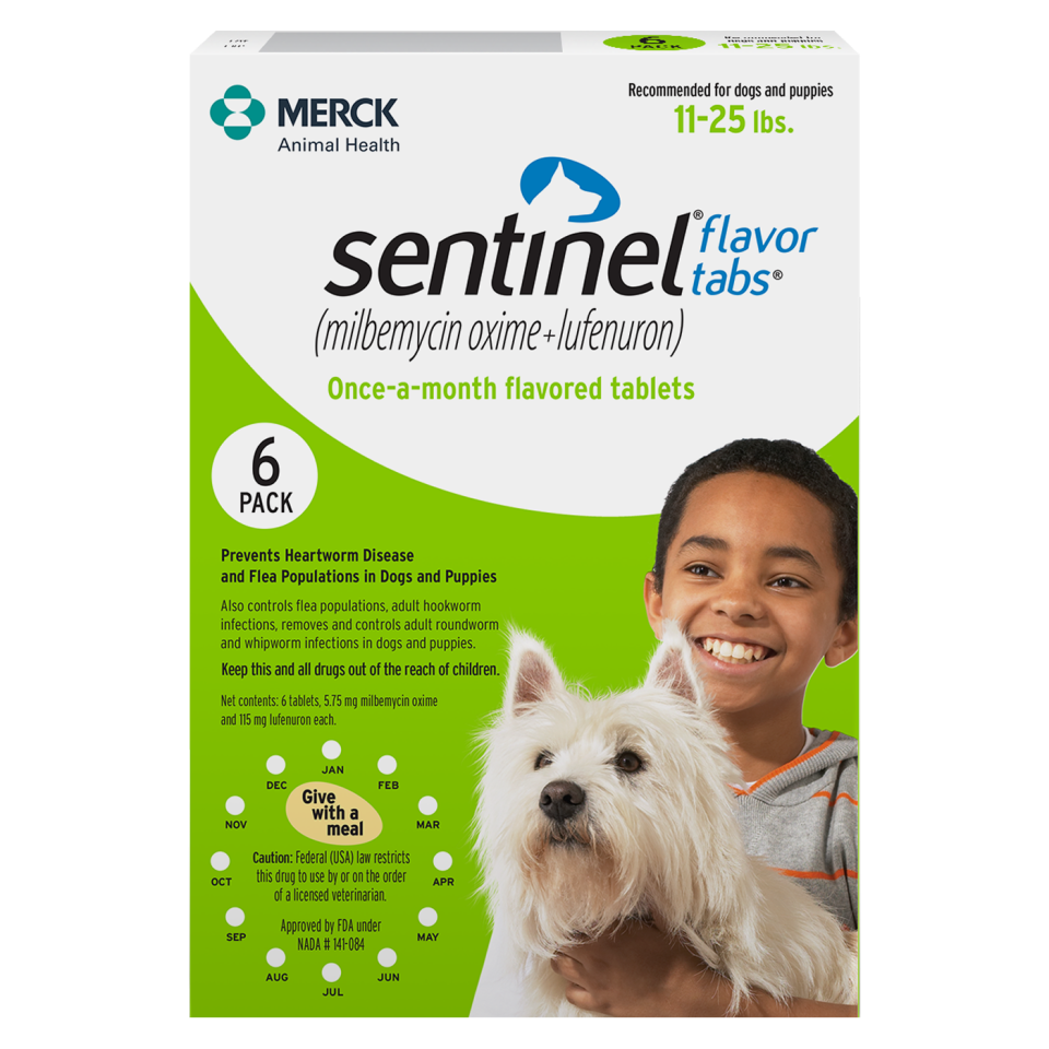 Sentinel Flavor Tabs 6 pack