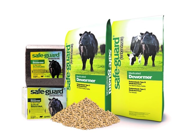 Safe-guard dewormer for cows group