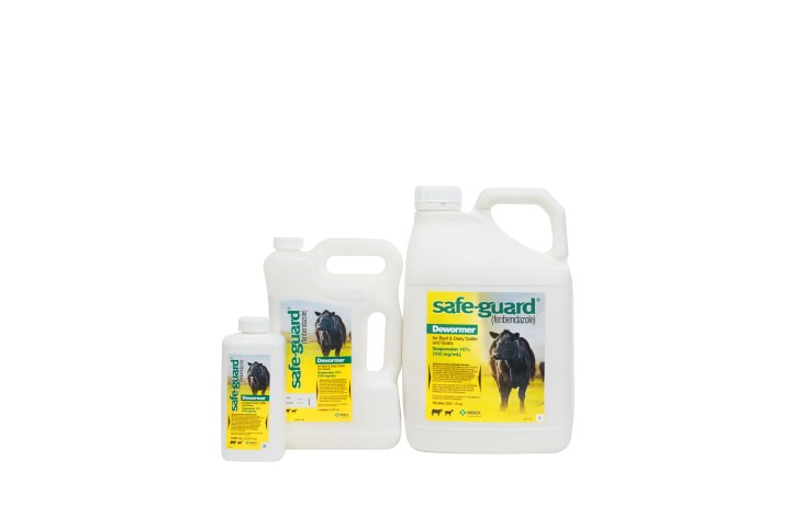 Safe-guard dewormer for cows