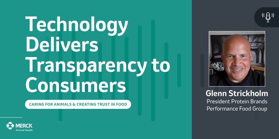 Graphic for the podcast Technology Delivers Transparency to Consumers