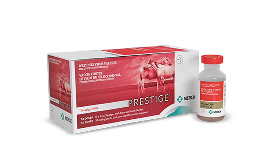 PRESTIGE® West Nile Virus WNV Vaccines product package