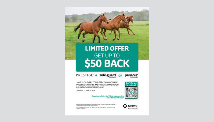 Equine shopper offer print ads