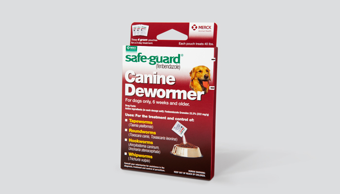 SAFE-GUARD (fenbendazole) Canine 4gm package