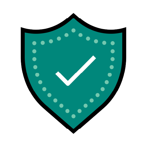 shield icon with a checkmark